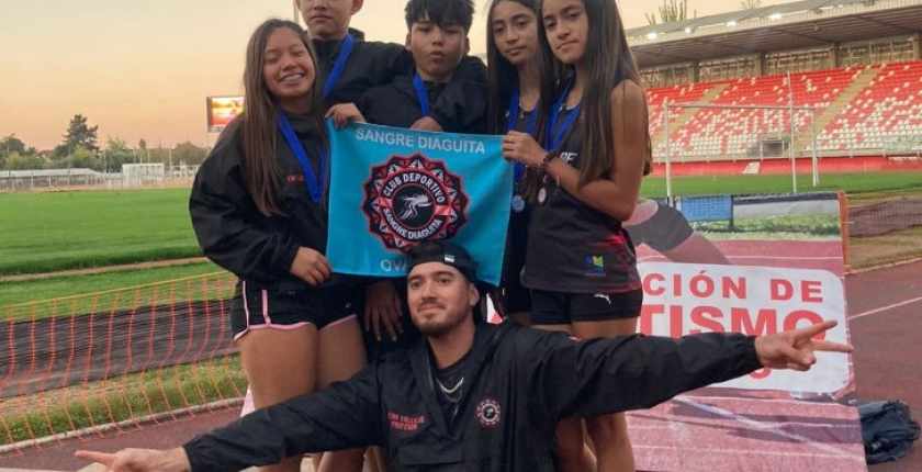 ENTRENADOR Y DEPORTISTAS DESTACAN EL ALTO NIVEL COMPETITIVO Sangre Diaguita destaca en su primera participación atlética en Curicó